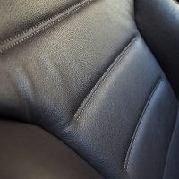 Modern car interior details